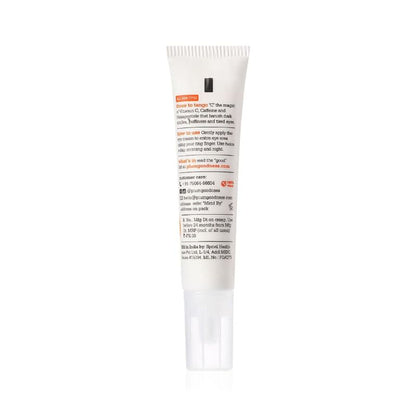 Plum 3% Vitamin C 3% Peptide & 3% Caffeine Under Eye Cream With Mandarin