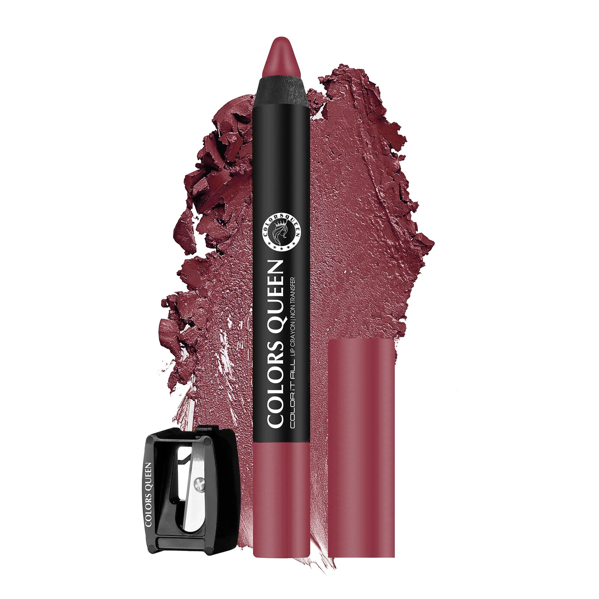 Colors Queen Color It All Non Transfer Matte Lip Crayon - 09 Rouge