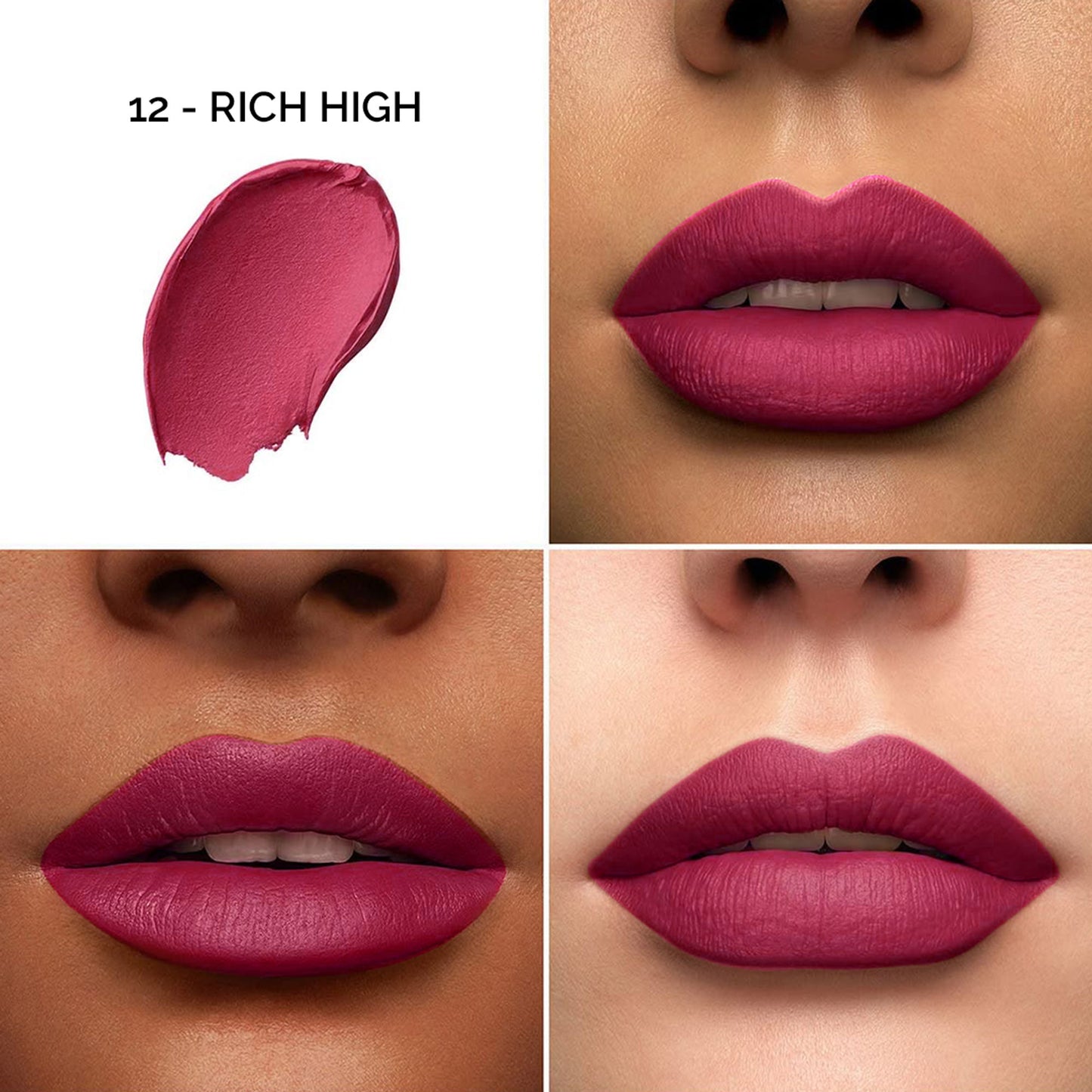 Colors Queen Color It All Non Transfer Matte Lip Crayon - 12 Rich High