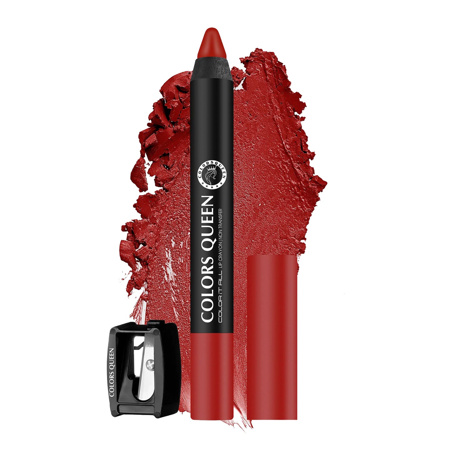 Colors Queen Color It All Non Transfer Matte Lip Crayon - 14 Smoke Red
