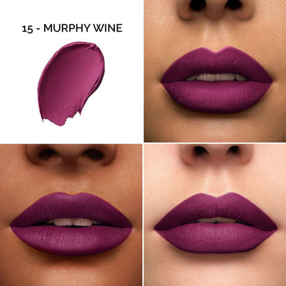 Colors Queen Color It All Non Transfer Matte Lip Crayon - 15 Murphy Wine