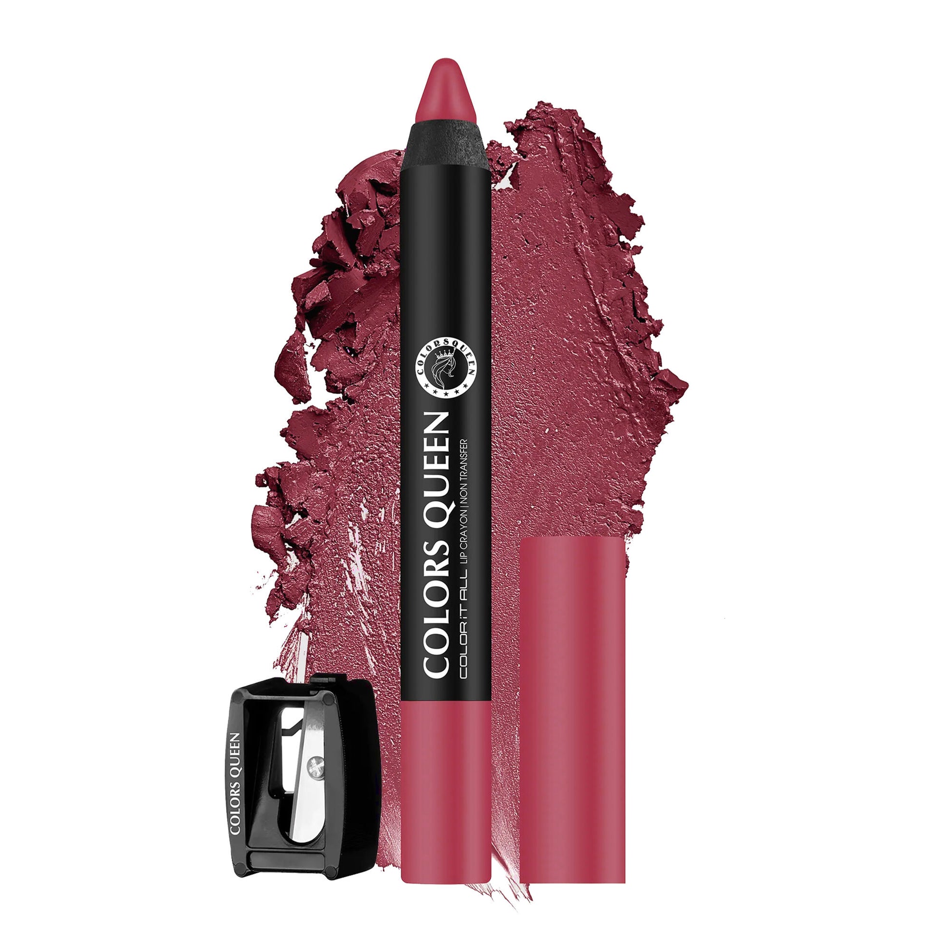 Colors Queen Color It All Non Transfer Matte Lip Crayon - 16 Keep It Fun