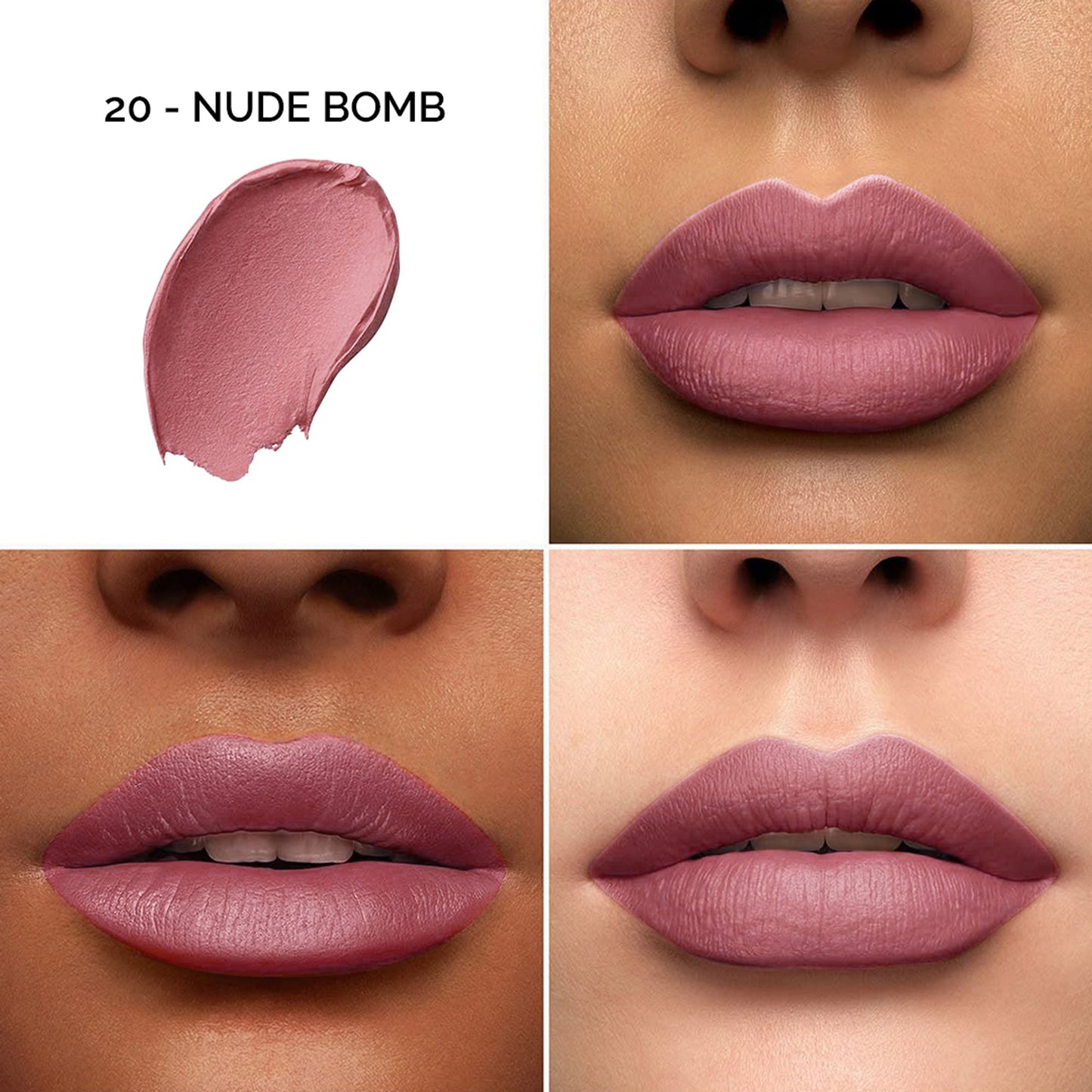 Colors Queen Color It All Non Transfer Matte Lip Crayon - 20 Nude Bomb