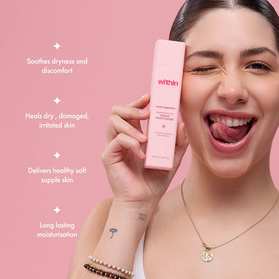 Within Beauty Ceramide & Shea Butter Cream MoisturiserHello Hydration Barrier Boost Moisturiser