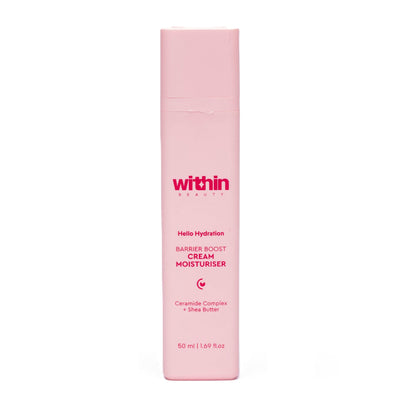 Within Beauty Ceramide & Shea Butter Cream MoisturiserHello Hydration Barrier Boost Moisturiser