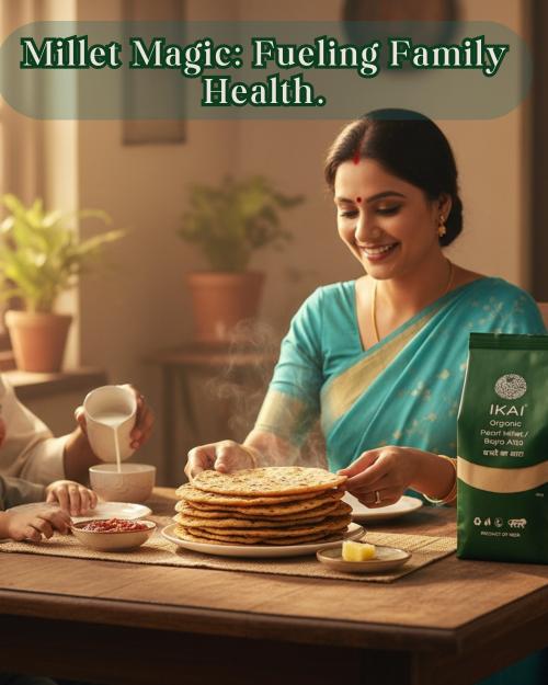 IKAI Organic Pearl Millet/Bajra Atta