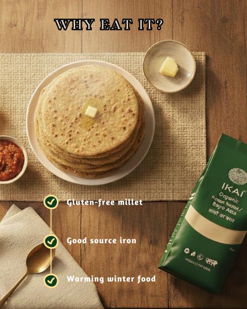 IKAI Organic Pearl Millet/Bajra Atta