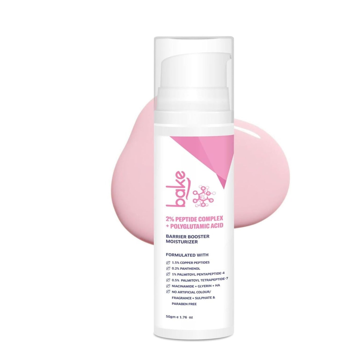 Bake Super Glow+ Glazed Peptide Barrier Repair Moisturizer