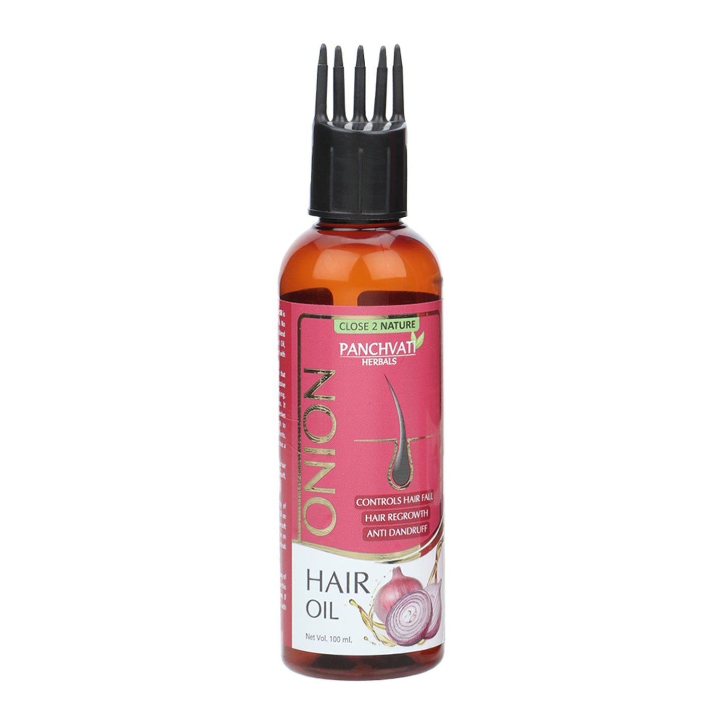 Panchvati Herbals Onion Oil with Comb Applicator