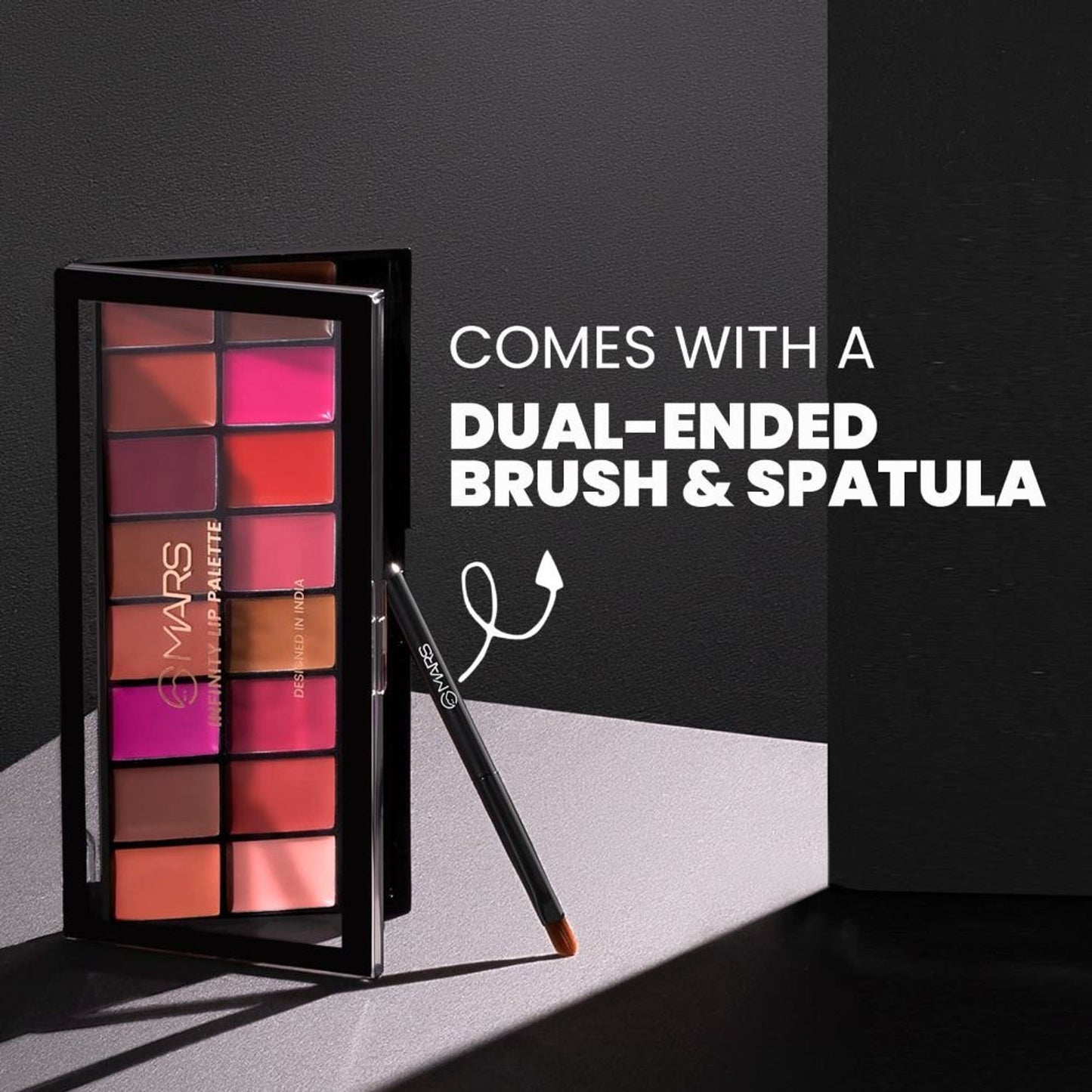 MARS Infinity Lip Palette with Spatula cum Applicator - 01 Multicolor