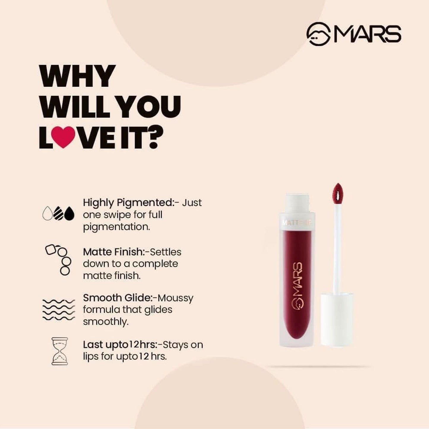 MARS Cosmetics Liquid Lip Color - Split The Deets