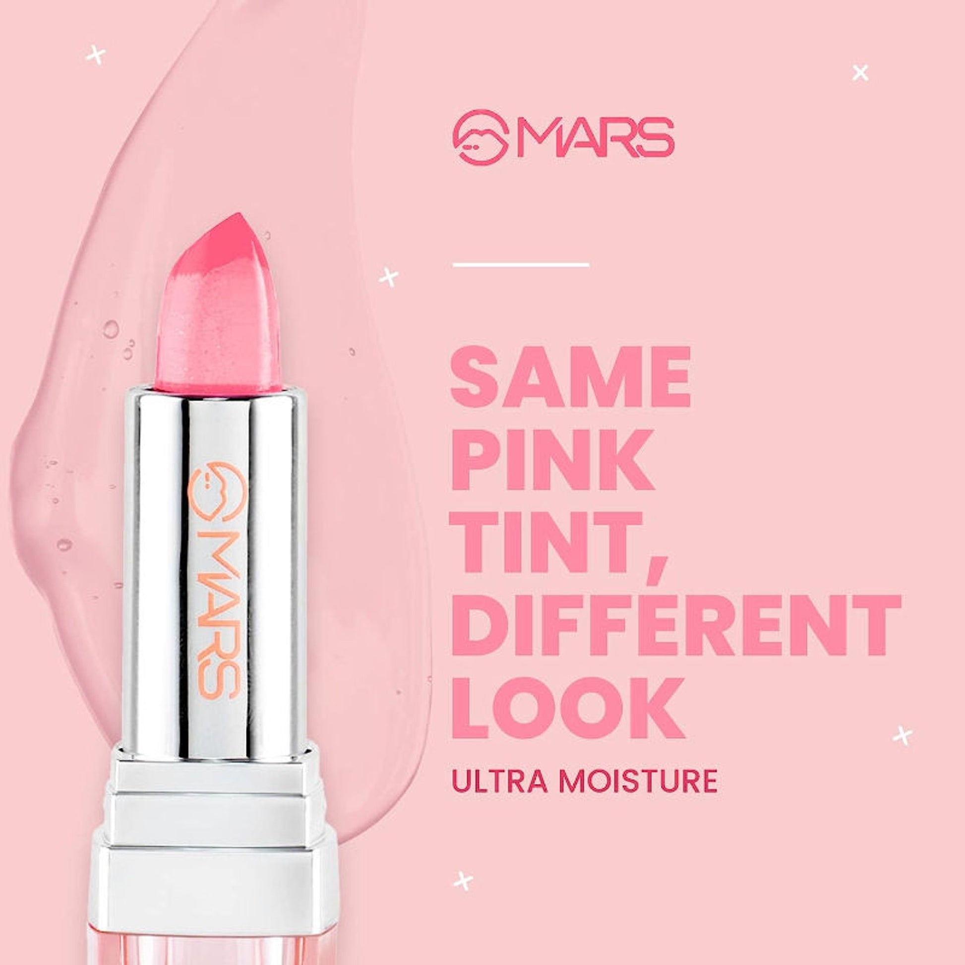 MARS Color Changing Lipstick Hydratint Lip Balm With Pink Tint - Nude