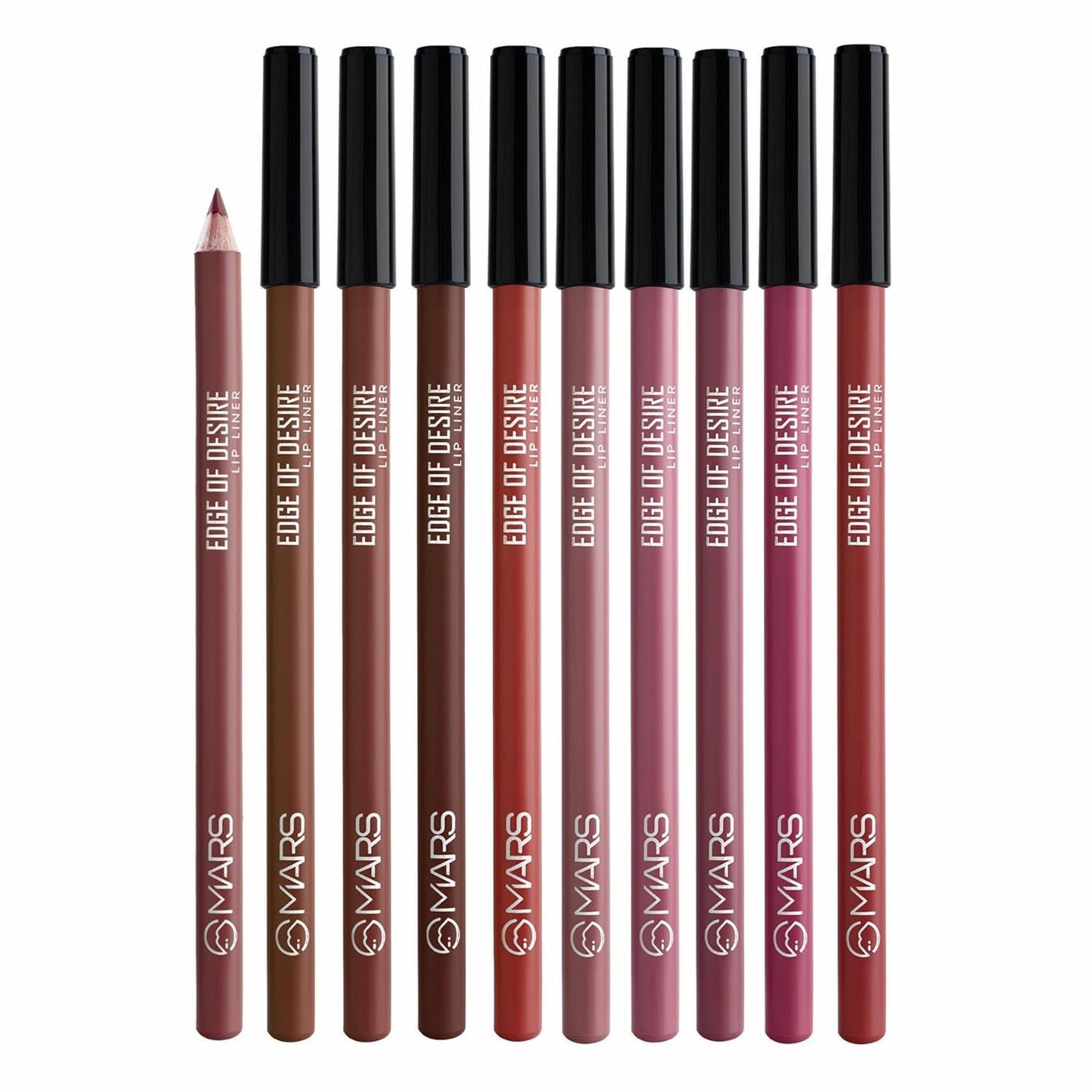 MARS Matte Lip Liner Pack of 10 - Set B