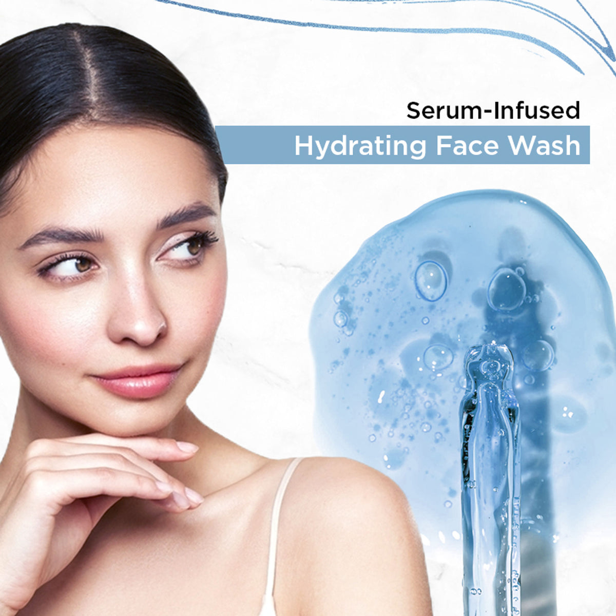 Streax Skin Hydrate & Shine Face Wash Cleanser For Brightening, 48 Hr Hydration