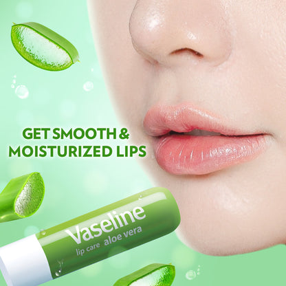 Vaseline Lip Care Aloe Vera Lip Balm Stick - Pack Of 2