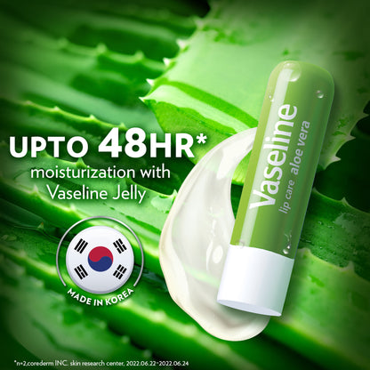 Vaseline Lip Care Aloe Vera Lip Balm Stick - Pack Of 2