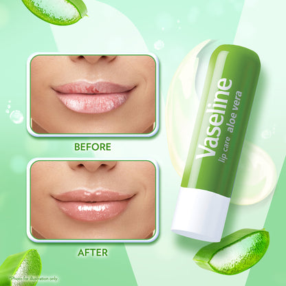 Vaseline Lip Care Aloe Vera Lip Balm Stick - Pack Of 2