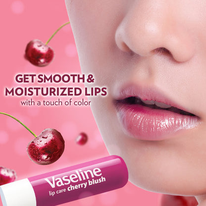 Vaseline Lip Care Cherry Blush Tinted Lip Balm Stick - Pack Of 2