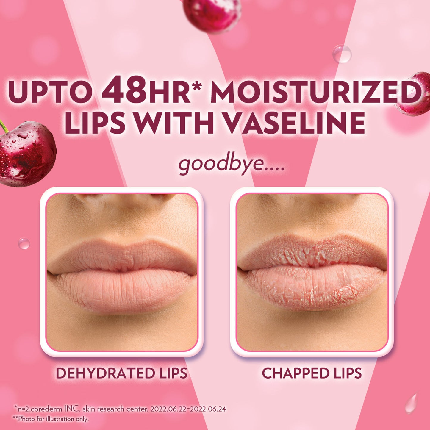 Vaseline Lip Care Cherry Blush Tinted Lip Balm Stick - Pack Of 2