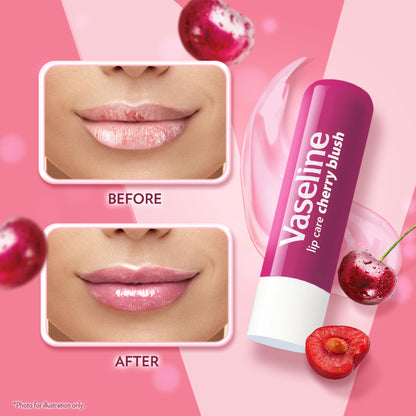 Vaseline Lip Care Cherry Blush Tinted Lip Balm Stick - Pack Of 2