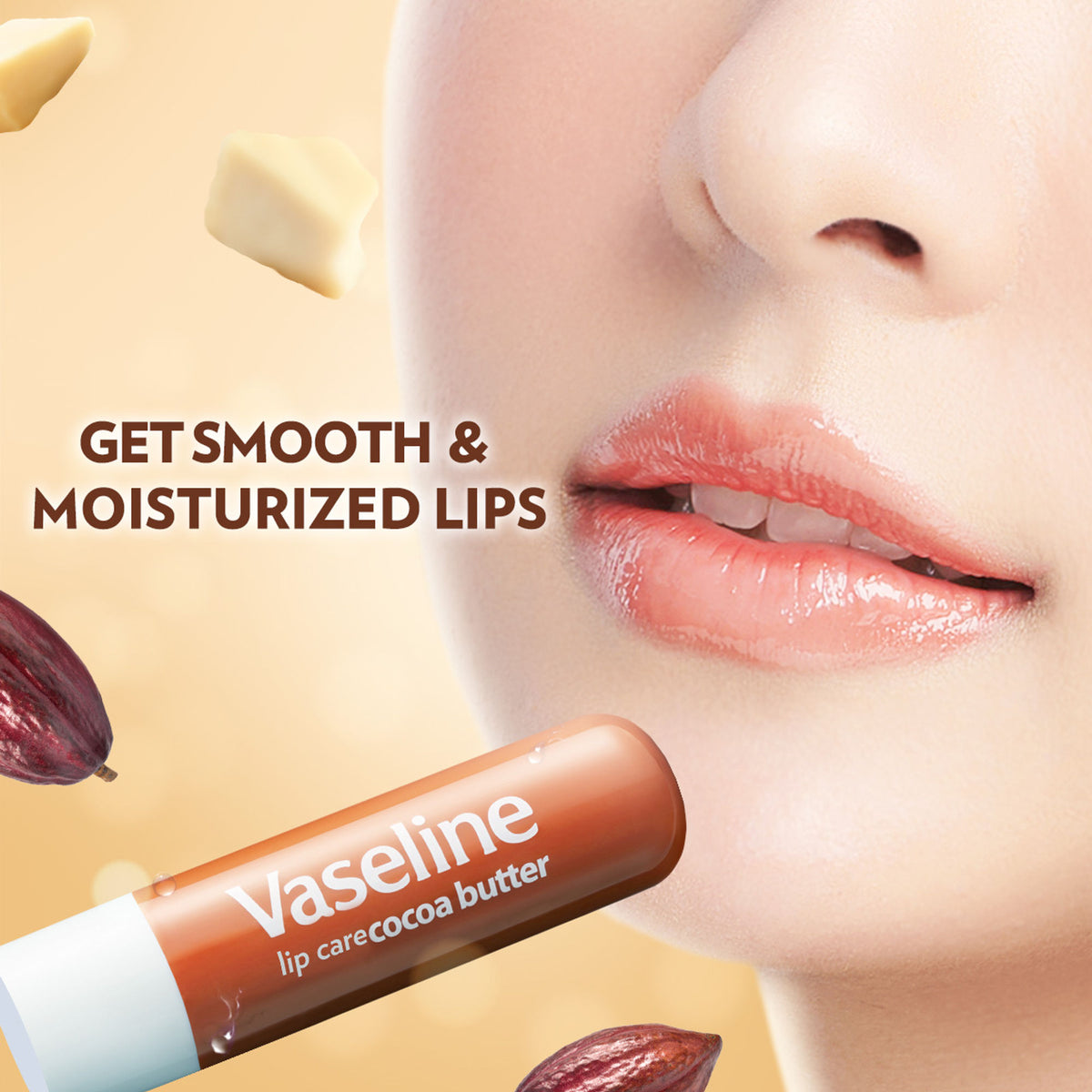 Vaseline Lip Care Cocoa Butter Lip Balm Stick - Pack Of 2