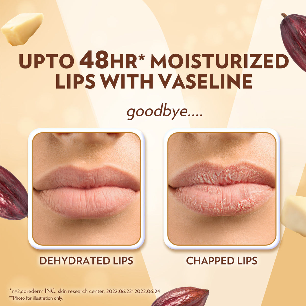 Vaseline Lip Care Cocoa Butter Lip Balm Stick - Pack Of 2