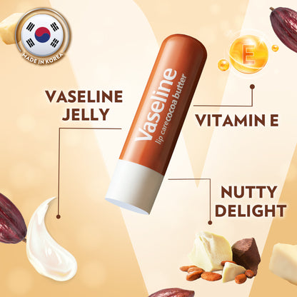 Vaseline Lip Care Cocoa Butter Lip Balm Stick - Pack Of 2