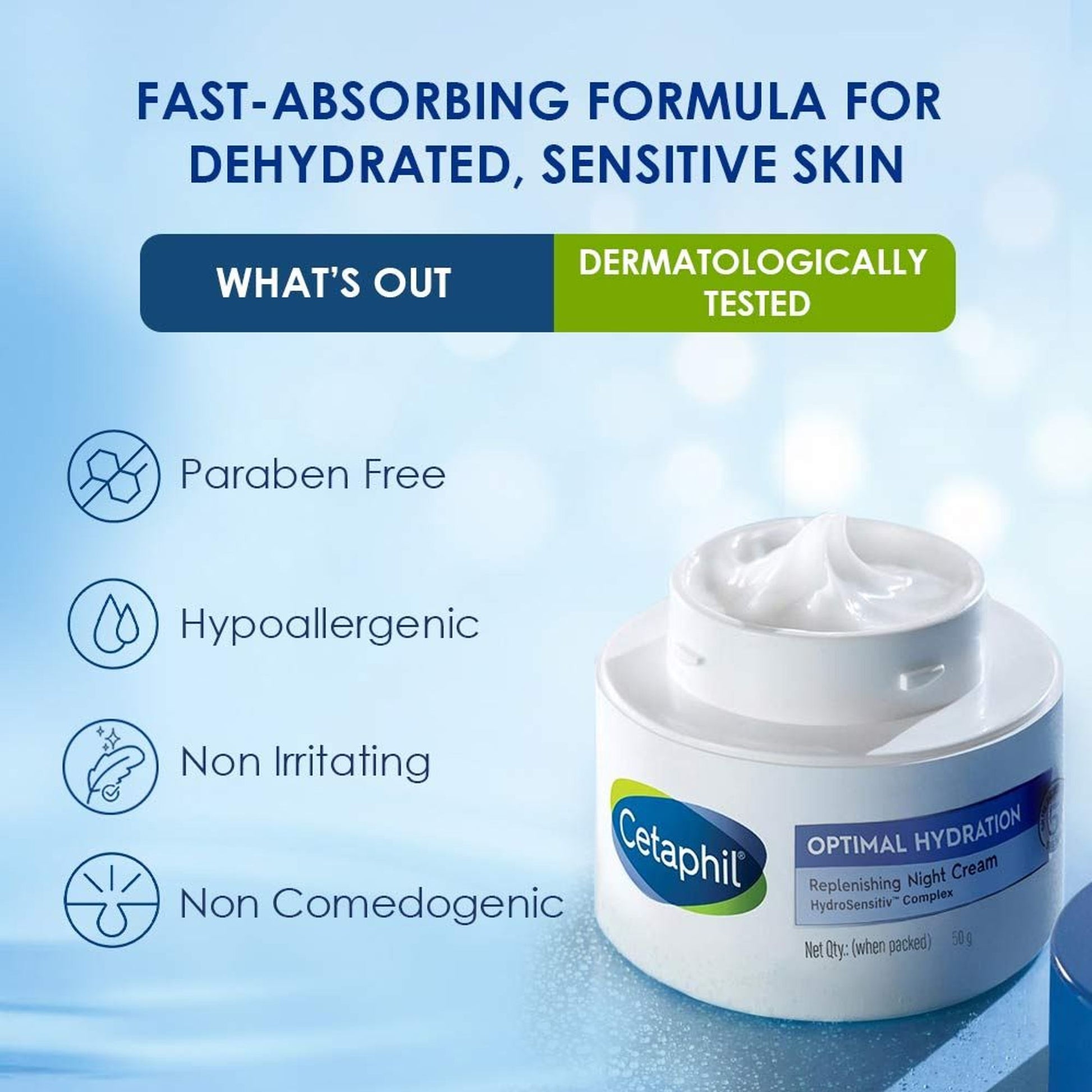 Cetaphil Optimal Hydration Replenishing Night Cream