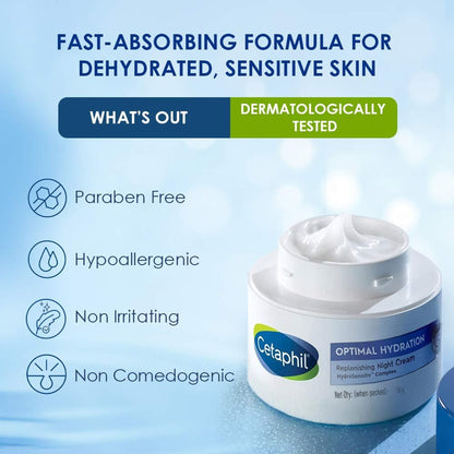 Cetaphil Optimal Hydration Replenishing Night Cream