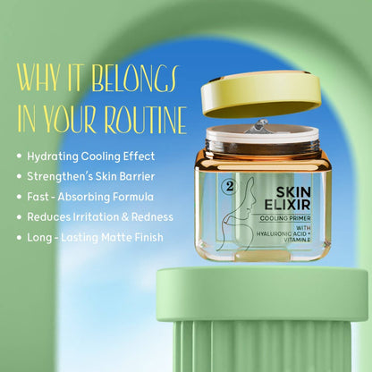 Character Skin Elixir Cooling Face Primer, Hydrates and Preps Skin for Makeup - CSK201