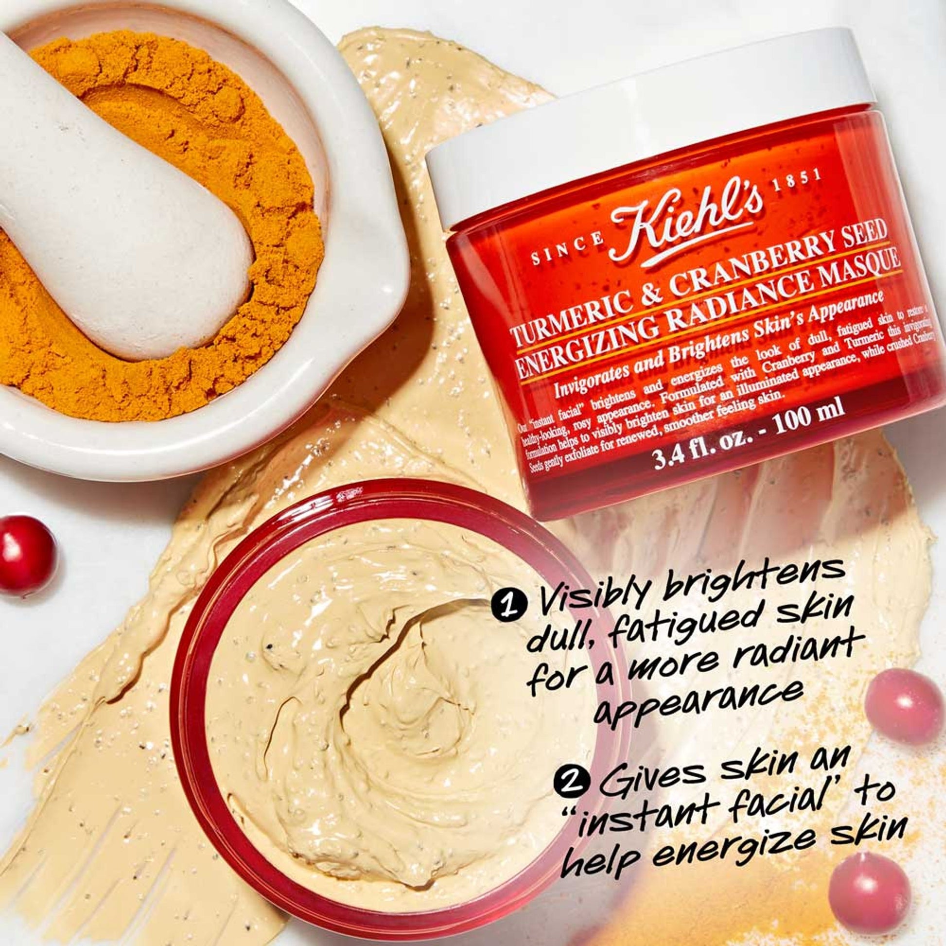 Kiehl's Turmeric & Cranberry Seed Energizing Radiance Masque