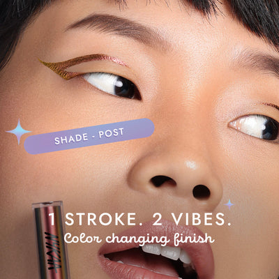Nykaa Cosmetics Stardust Dual Chrome Eyeliner with Holographic Finish - Post