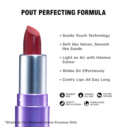LOVETC HD Matte Mini Lipstick Transfer-Proof, Hydrating - Cozy Love