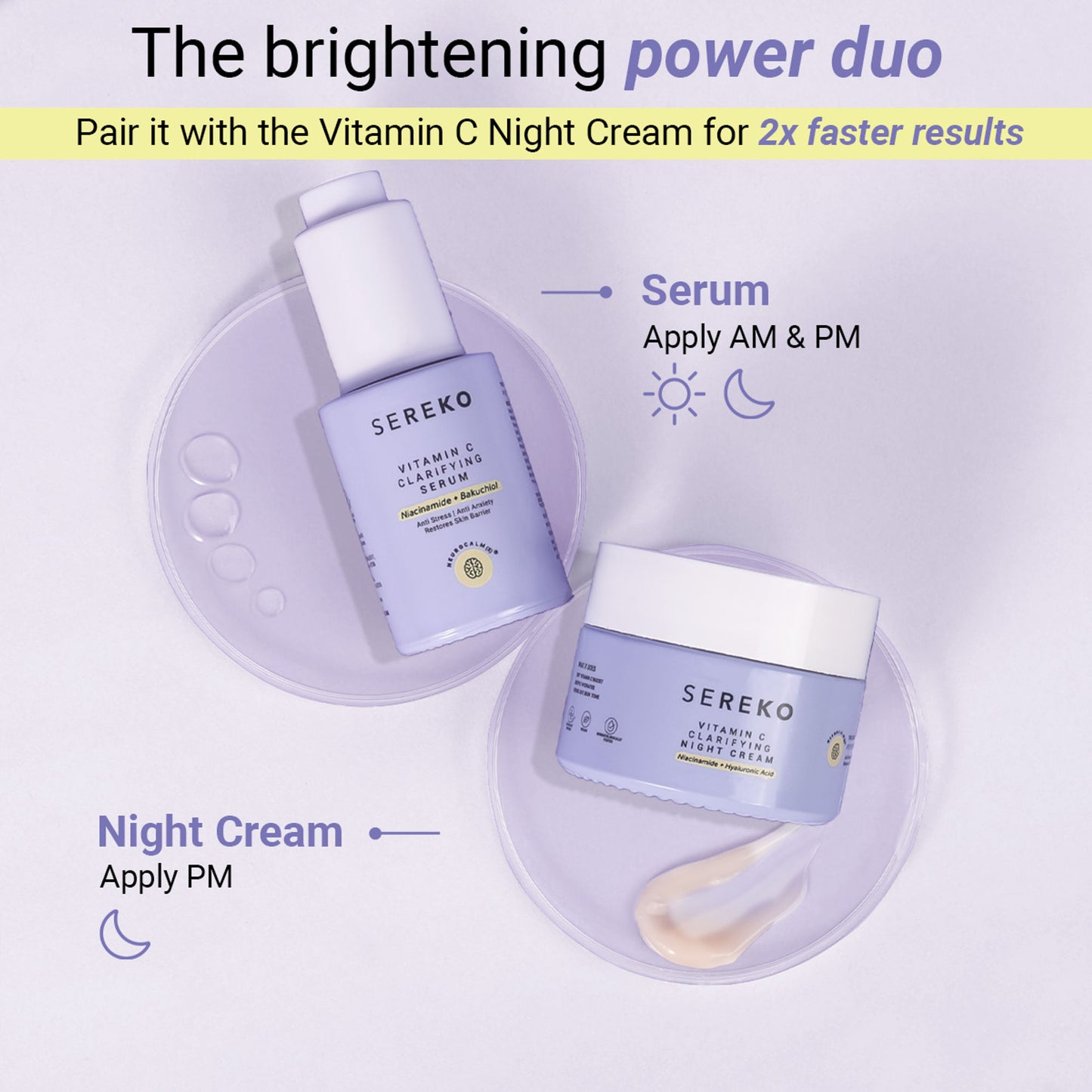 Sereko Vitamin C Clarifying Serum With Niacinamide For Glowing Skin, Fades Hyperpigmentation