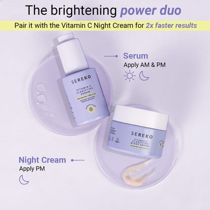 Sereko Vitamin C Clarifying Serum With Niacinamide For Glowing Skin, Fades Hyperpigmentation