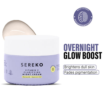 SEREKO Vit C Night Cream with Niacinamide for Tan Removal & Pigmentation