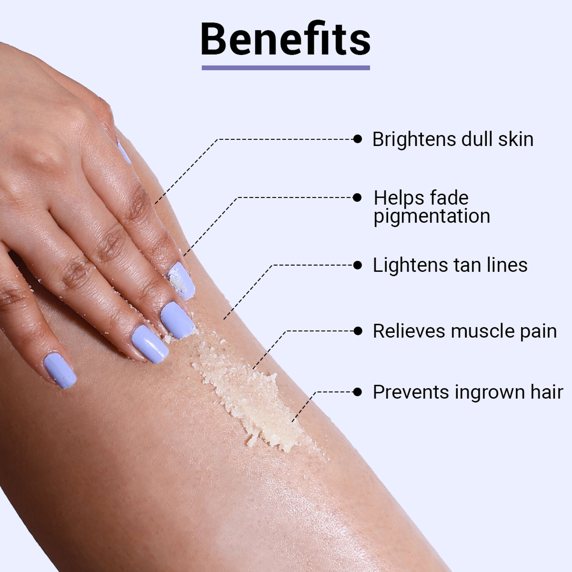 SEREKO Vitamin C Body Scrub for Tan Removal, Ingrown Hair & Body Exfoliation
