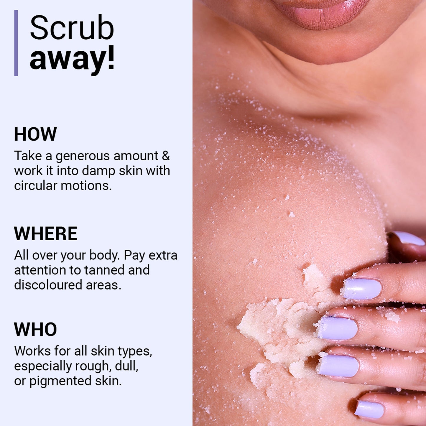 SEREKO Vitamin C Body Scrub for Tan Removal, Ingrown Hair & Body Exfoliation
