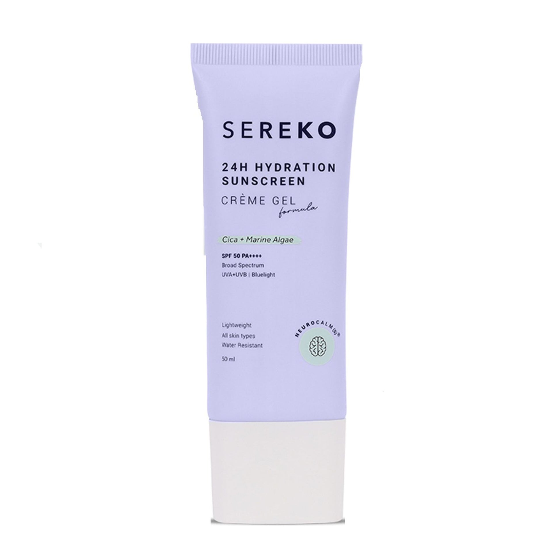 Sereko Spf 50 Pa++++ Face Sunscreen Lightweight, No White Cast, Water Resistant With Cica