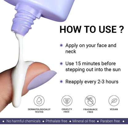 Sereko Spf 50 Pa++++ Face Sunscreen Lightweight, No White Cast, Water Resistant With Cica