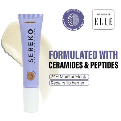 Sereko Hydra - Peptide Lip Balm, Clear, Enriched With Ceramides Barrier Repair Salted Caramel - Salted Caramel