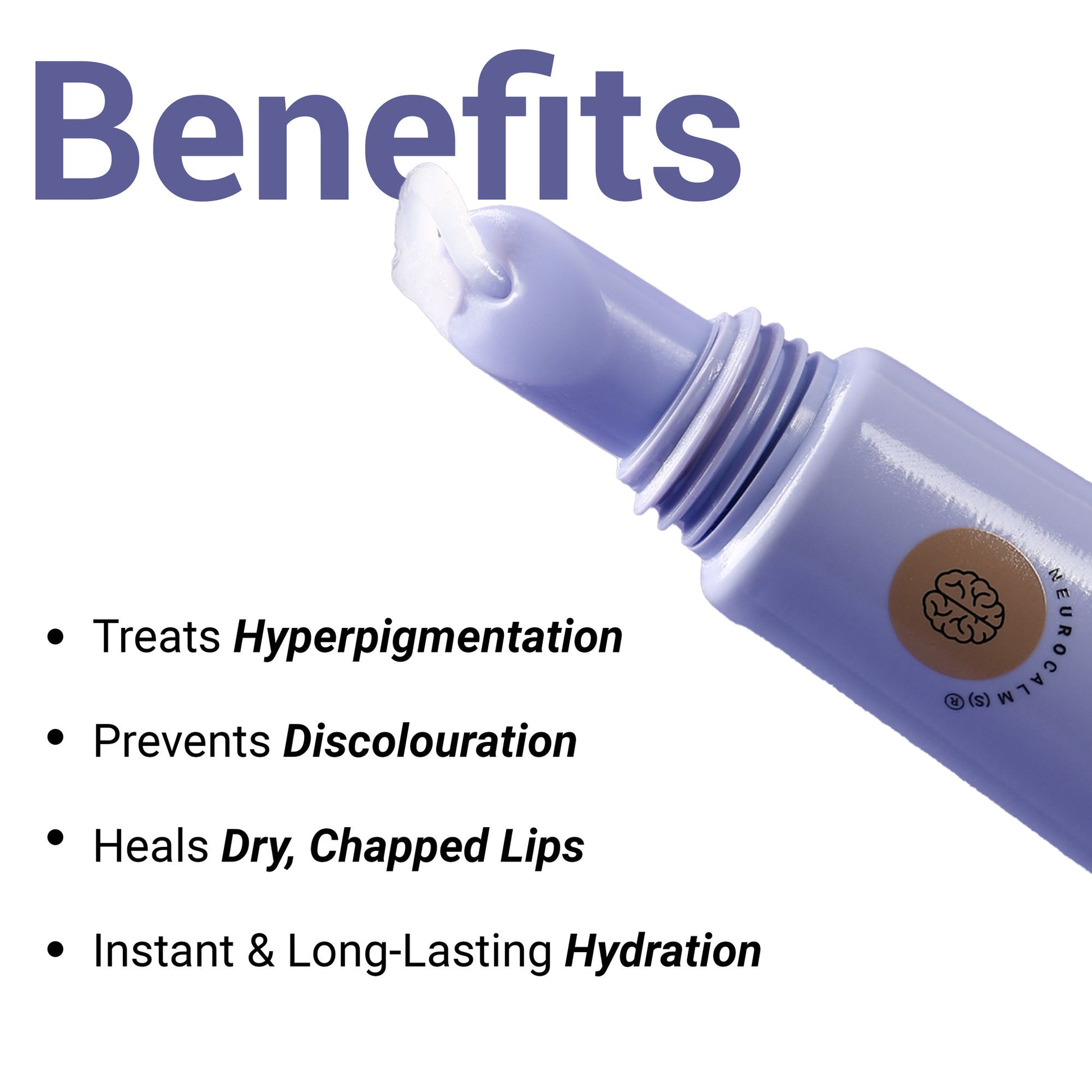 Sereko Hydra - Peptide Lip Balm, Clear, Enriched With Ceramides Barrier Repair Salted Caramel - Affogato
