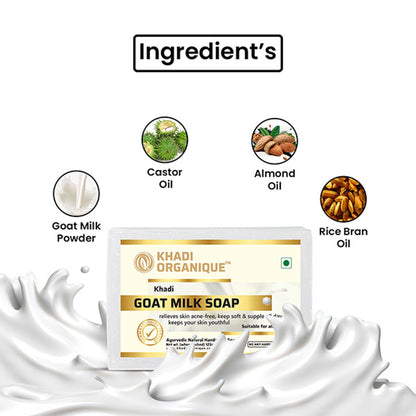 Khadi Organique Goat Milk Soap