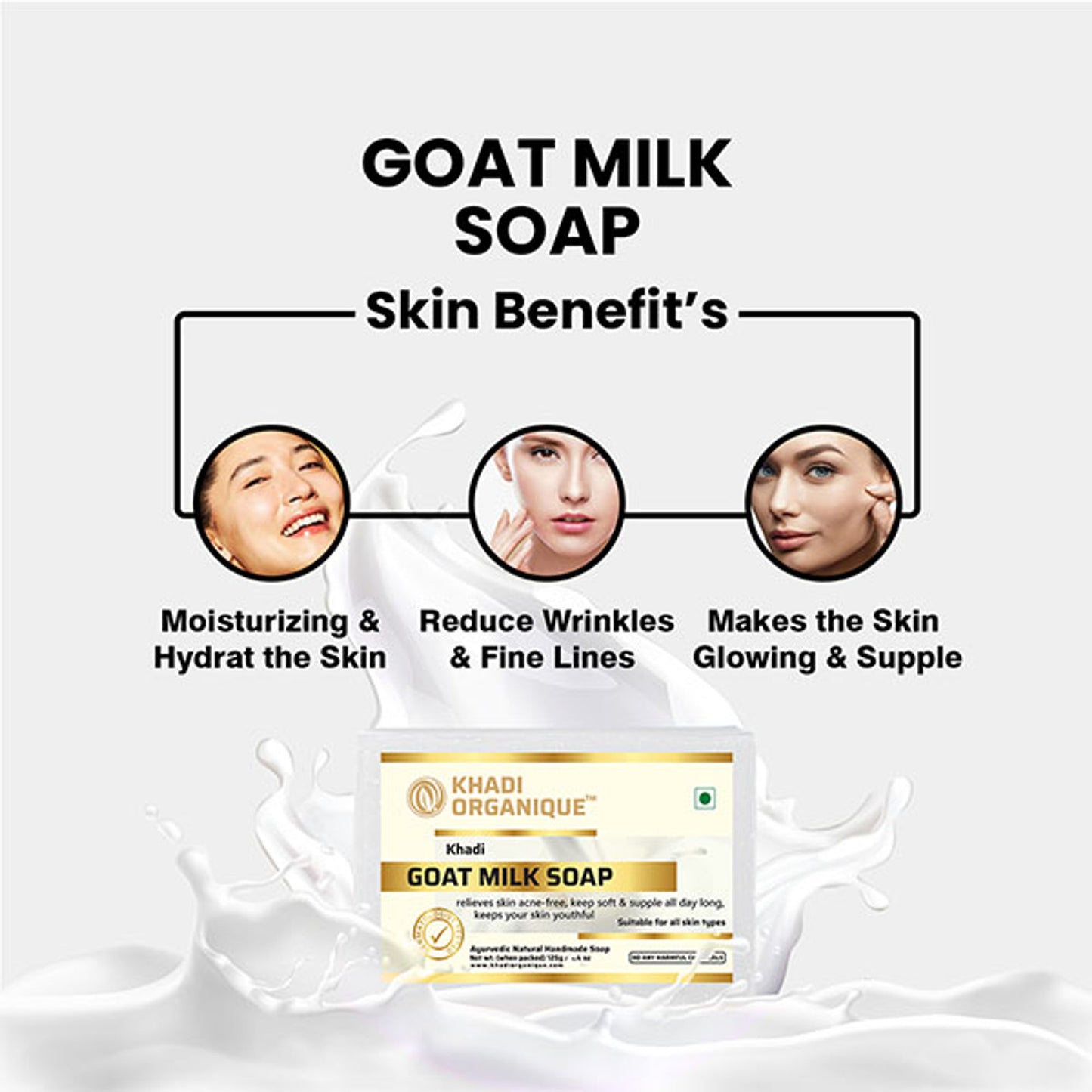 Khadi Organique Goat Milk Soap