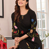 Dhiyona IE Floral Printed Pure Cotton Kurta With Trousers
