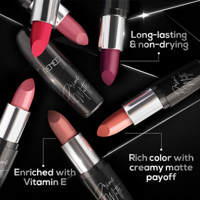 Renee Prime Matte Lipstick - 01 Vintage Rose