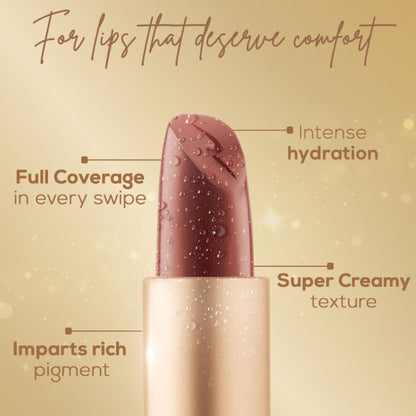 Renee Cosmetics H2O Hydrating Creme Lipstick - Brown Bay