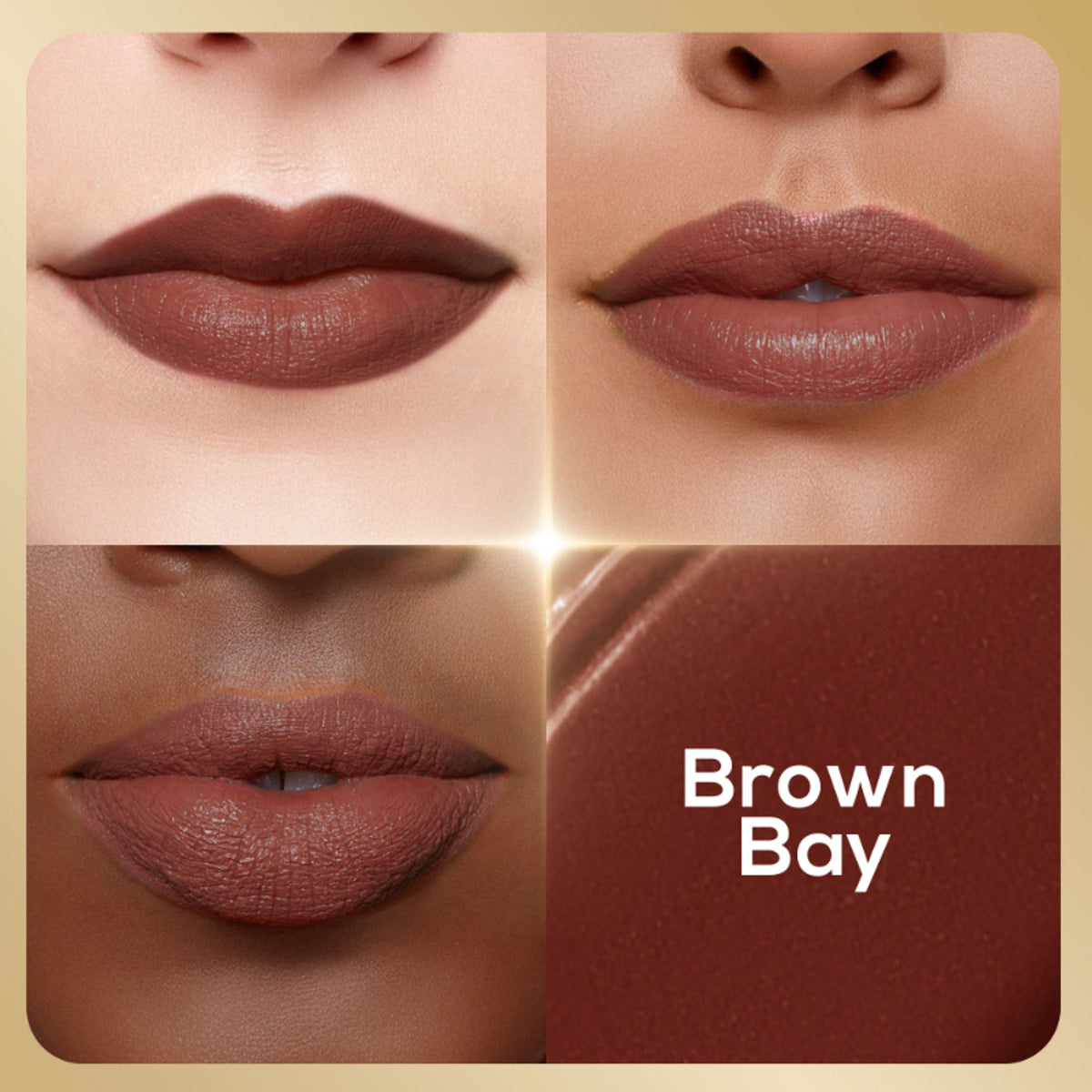 Renee Cosmetics H2O Hydrating Creme Lipstick - Brown Bay