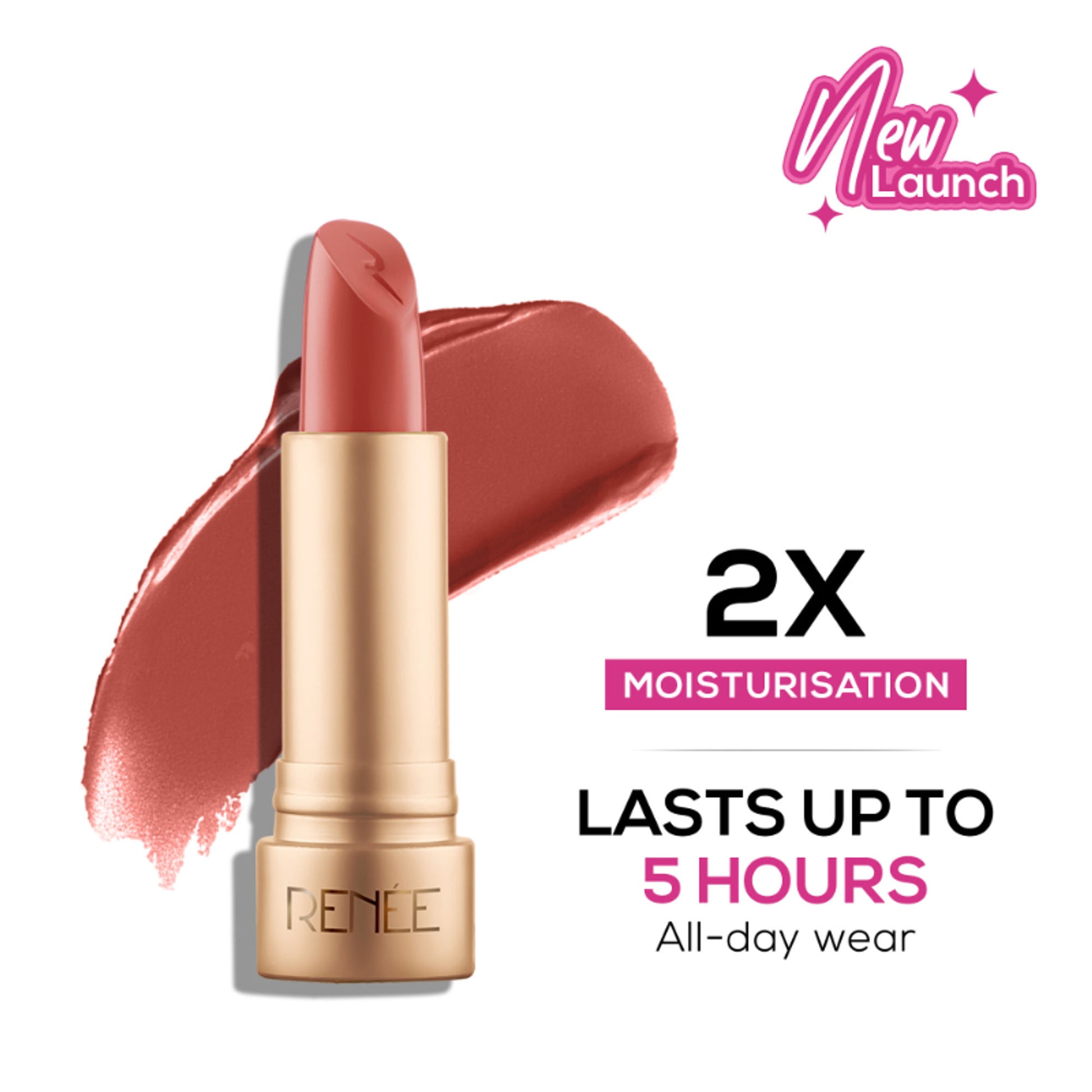 Renee Cosmetics H2O Hydrating Creme Lipstick - Nude Sea