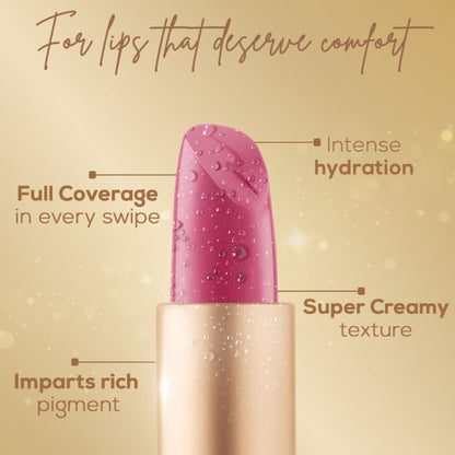 Renee Cosmetics H2O Hydrating Creme Lipstick - Pink Shower